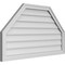 Ekena Millwork Octagonal Top Surface Mount PVC Gable Vent w/ 2"W x 1-1/2"P Brickmould Frame, 42"W x 24"H GVPOT42X2402SN - alternate 4